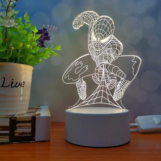 SO95 3D Spider Man - Colour Changing LED Night Light