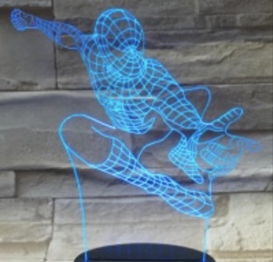 SO40 3D Spider Man - Colour Changing LED Night Light