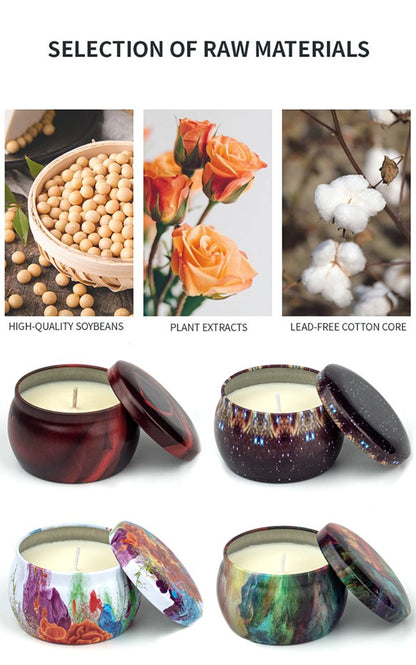 (AS01) Luxury Soy Wax Scented Candles Gifts Set