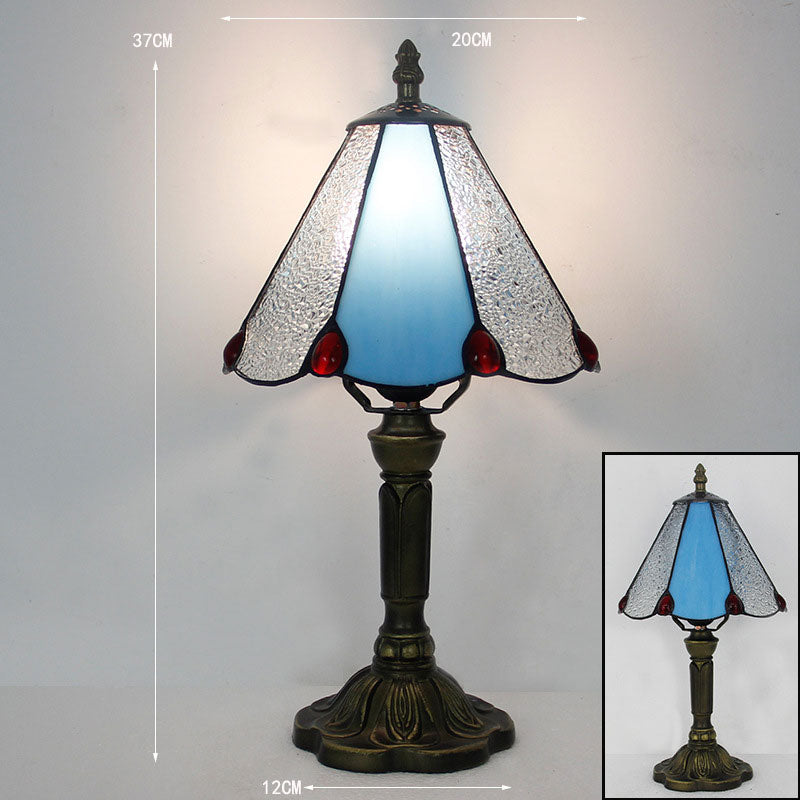 (SGL014)                         Tiffany Style Glass Table Lamp