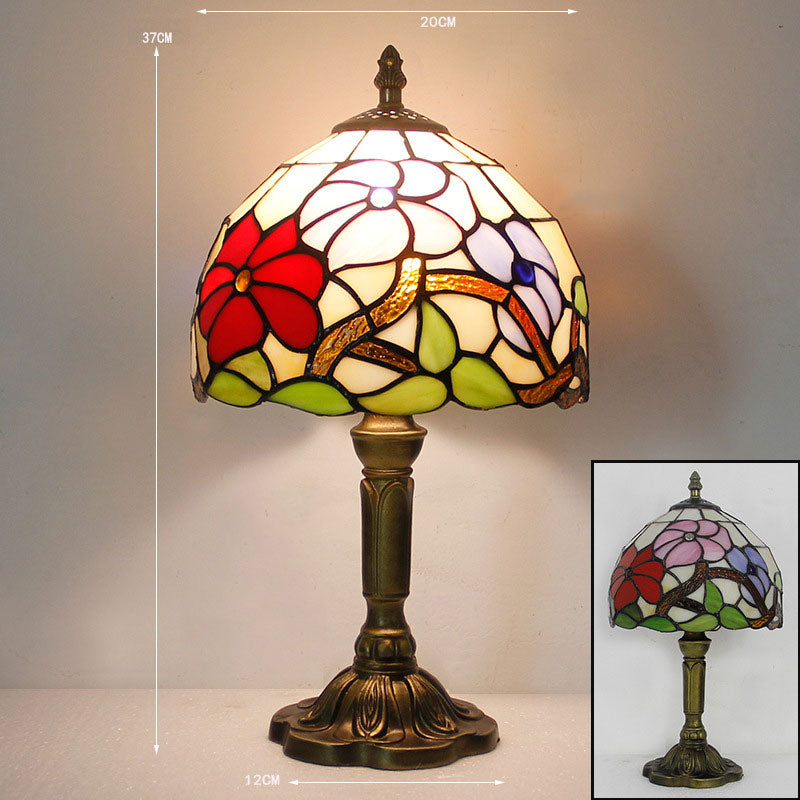 (SGL07)                         Tiffany Style Glass Table Lamp