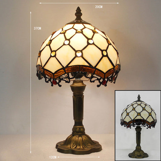 (SGL028)                         Tiffany Style Glass Table Lamp