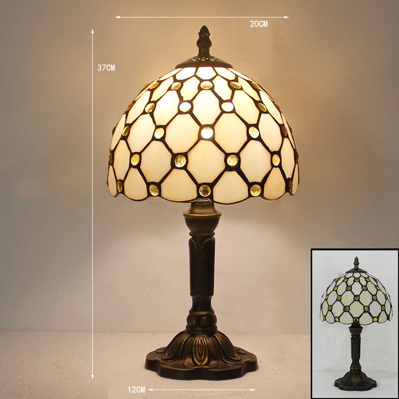(SGL033)                         Tiffany Style Glass Table Lamp