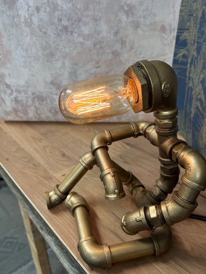 (SP01)                      Steampunk Table Lamp