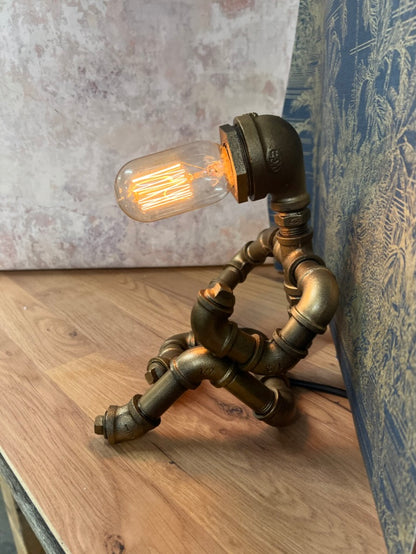(SP02)                      Steampunk Table Lamp